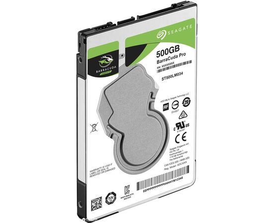 Жесткий диск Seagate BarraCuda Pro SATA III (6Gb/s) 2.5" 500GB, ST500LM034, фото 