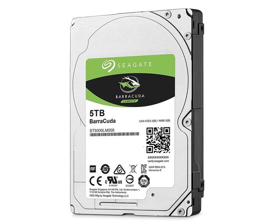 Жесткий диск Seagate BarraCuda SATA III (6Gb/s) 2.5" 5TB, ST5000LM000, фото 