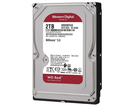 Жесткий диск WD Red SATA III (6Gb/s) 3.5" 2TB, WD20EFAX, фото 