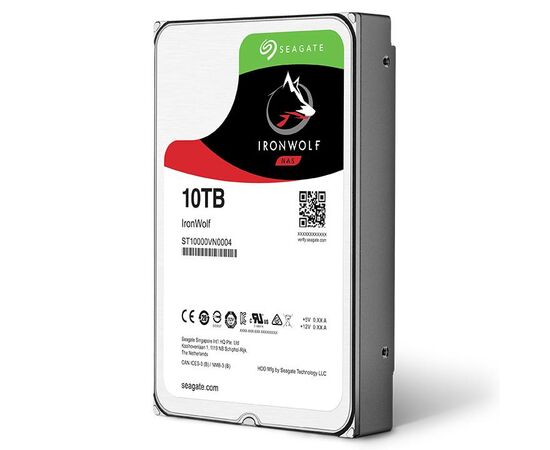 Жесткий диск Seagate IronWolf SATA III (6Gb/s) 3.5" 10TB, ST10000VN0004, фото 