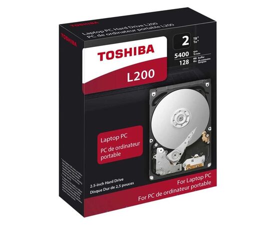 Жесткий диск Toshiba L200 SATA III (6Gb/s) 2.5" 2TB, HDWL120EZSTA, фото 