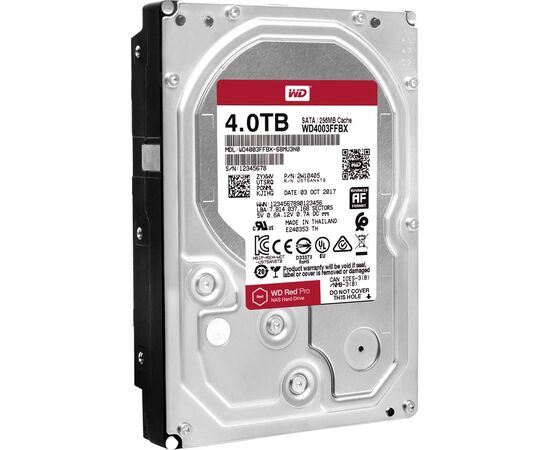 Жесткий диск WD Red Pro SATA III (6Gb/s) 3.5" 4TB, WD4003FFBX, фото 