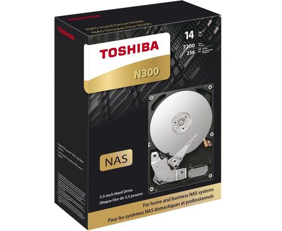 Жесткий диск Toshiba N300 SATA III (6Gb/s) 3.5" 14TB, HDWG21EEZSTA, фото 