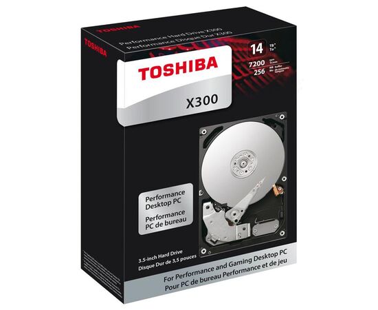 Жесткий диск Toshiba X300 SATA III (6Gb/s) 3.5" 14TB, HDWR21EEZSTA, фото 