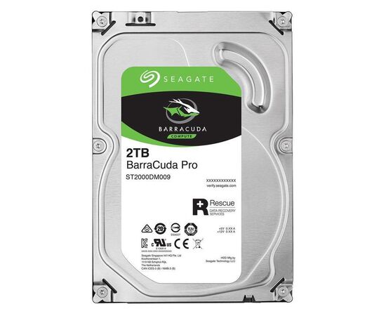 Жесткий диск Seagate BarraCuda Pro SATA III (6Gb/s) 3.5" 2TB, ST2000DM009, фото 