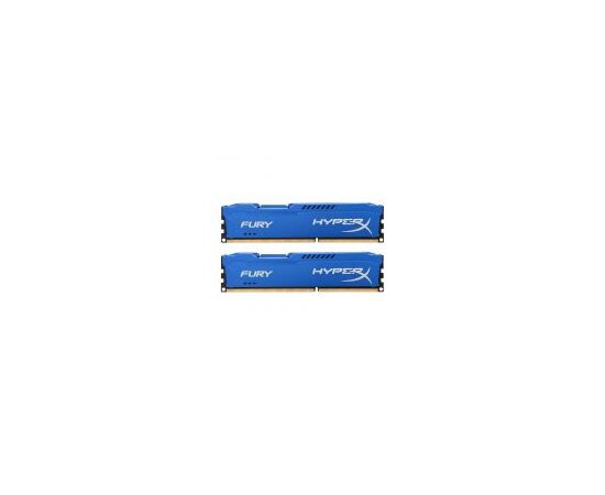 Комплект памяти Kingston HyperX FURY Blue 16GB DIMM DDR3 1866MHz (2х8GB), HX318C10FK2/16, фото 