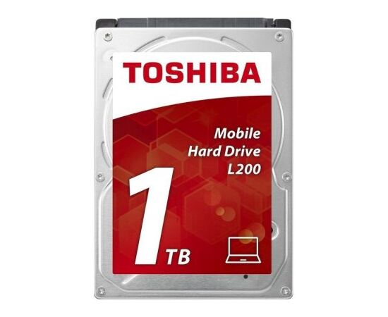 Жесткий диск Toshiba L200 SATA II (3Gb/s) 2.5" 1TB, HDWJ110UZSVA, фото 