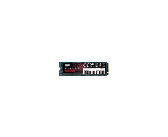 Диск SSD SILICON POWER P34A80 M.2 2280 256GB PCIe NVMe 3.0 x4, SP256GBP34A80M28, фото 