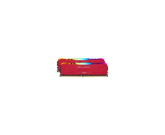 Комплект памяти Crucial Ballistix RGB Red 32GB DIMM DDR4 3200MHz (2х16GB), BL2K16G32C16U4RL, фото 