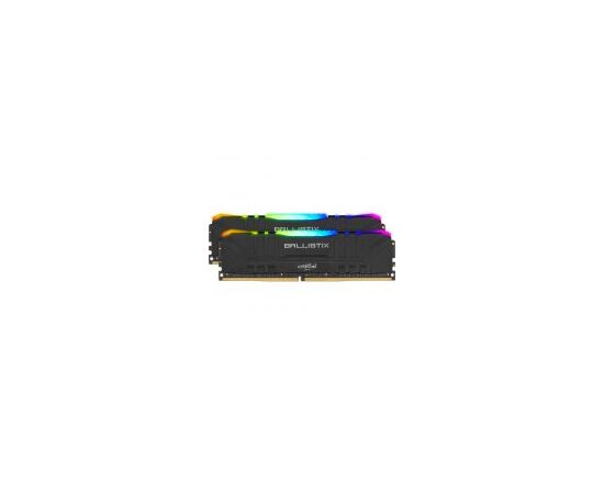 Комплект памяти Crucial Ballistix RGB Black 64GB DIMM DDR4 3200MHz (2х32GB), BL2K32G32C16U4BL, фото 