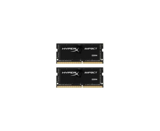 Комплект памяти Kingston HyperX Impact 32GB SODIMM DDR4 2666MHz (2х16GB), HX426S15IB2K2/32, фото 