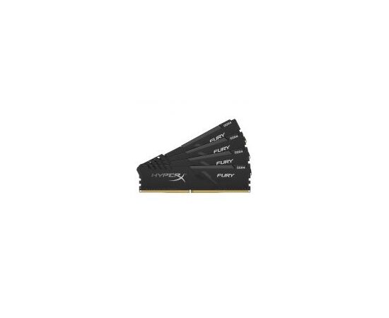 Комплект памяти Kingston HyperX FURY Black 64GB DIMM DDR4 3466MHz (4х16GB), HX434C16FB3K4/64, фото 