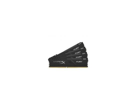 Комплект памяти Kingston HyperX FURY Black 32GB DIMM DDR4 2400MHz (4х8GB), HX424C15FB3K4/32, фото 