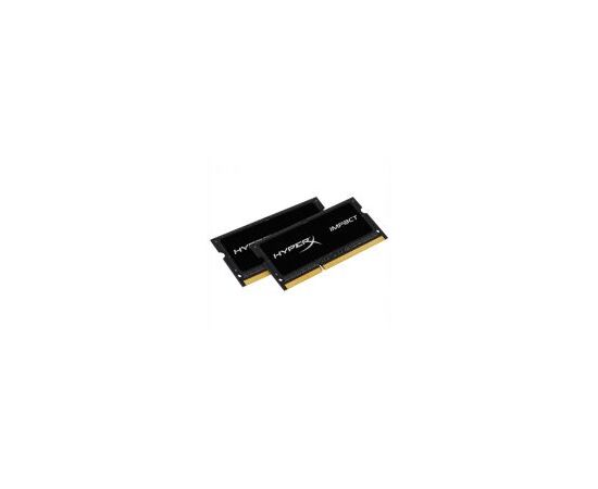 Комплект памяти Kingston HyperX Impact 8GB SODIMM DDR3L 2133MHz (2х4GB), HX321LS11IB2K2/8, фото 