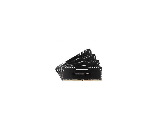 Комплект памяти Corsair Vengeance LED 64GB DIMM DDR4 2666MHz (4х16GB), CMU64GX4M4A2666C16, фото 