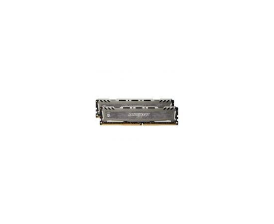 Комплект памяти Crucial Ballistix Sport LT Gray 16GB DIMM DDR4 3200MHz (2х8GB), BLS2K8G4D32AESBK, фото 