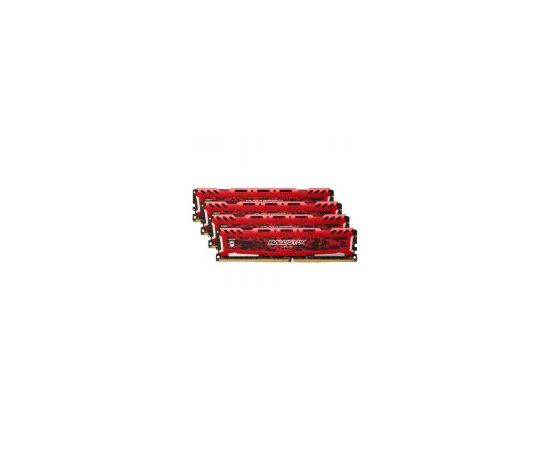 Комплект памяти Crucial Ballistix Sport LT Red 32GB DIMM DDR4 3000MHz (4х8GB), BLS4K8G4D30AESEK, фото 