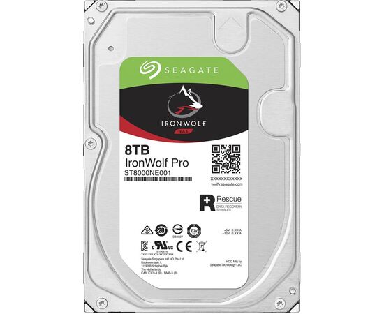 Диск HDD Seagate IronWolf Pro SATA III (6Gb/s) 3.5" 8TB, ST8000NE001, фото 
