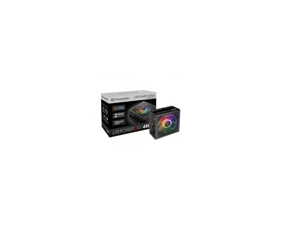 Блок питания Thermaltake Litepower RGB ATX 450Вт, PS-LTP-0450NHSANE-1, фото 