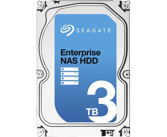 Диск HDD Seagate Enterprise NAS SATA III (6Gb/s) 3.5" 3TB, ST3000VN0001, фото 