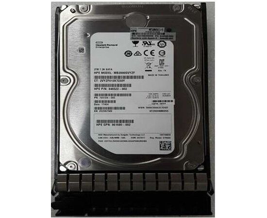 Жесткий диск для сервера Hewlett Packard Enterprise 2 ТБ SATA 3.5" 7200об/мин, 3Gb/s, MB2000ECWCR, фото 