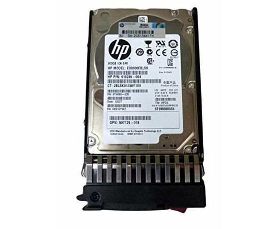 Жесткий диск для сервера Hewlett Packard Enterprise 900 ГБ SAS 2.5" 10000об/мин, 6Gb/s, 619286-004, фото 
