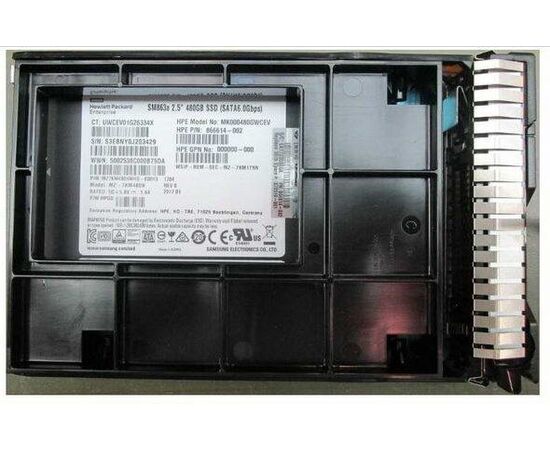 SSD диск HPE 872519-001 480GB 3.5in DS SATA-6G SCC Mixed Use, фото 