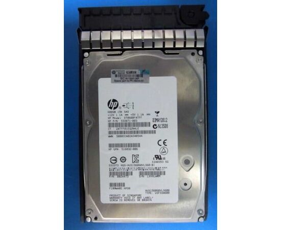 Жесткий диск для сервера Hewlett Packard Enterprise 600 ГБ SAS 3.5" 15000об/мин, 6Gb/s, 583718-001, фото 