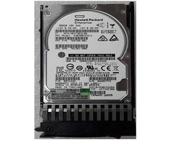 Жесткий диск для сервера Hewlett Packard Enterprise 300 ГБ SAS 2.5" 10000об/мин, 12Gb/s, 862119-001, фото 
