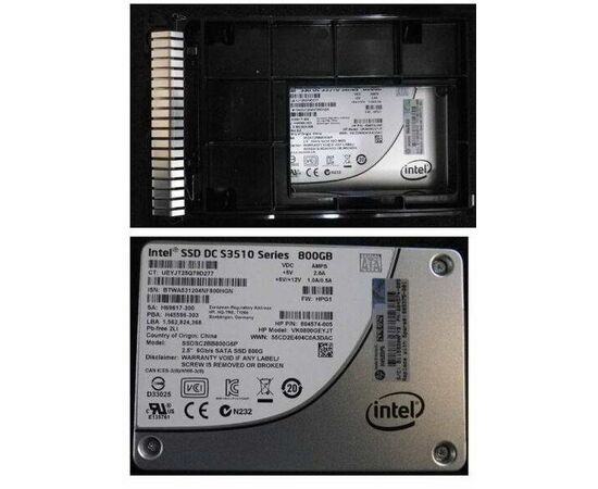 SSD диск HPE 804602-B21 800GB 3.5in DS SATA-6G SCC Read Intensive, фото 