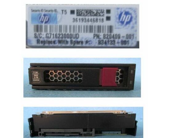 Жесткий диск для сервера Hewlett Packard Enterprise 2 ТБ SAS 3.5" 7200об/мин, 12Gb/s, 834133-001, фото 