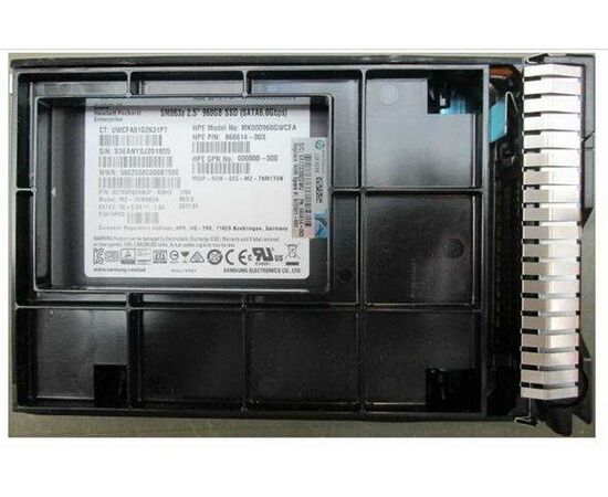 SSD диск HPE 872521-001 960GB 3.5in DS SATA-6G SCC Mixed Use, фото 