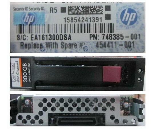 Жесткий диск для сервера Hewlett Packard Enterprise 300 ГБ FC 3.5" 15000об/мин, 4Gb/s, BF300DASTH, фото 