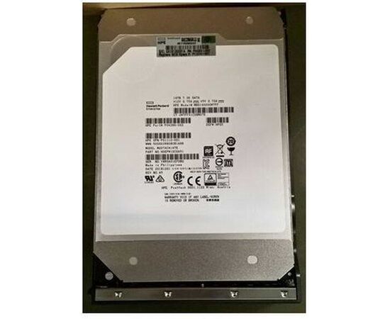 Жесткий диск для сервера Hewlett Packard Enterprise 14 ТБ SATA 3.5" 7200об/мин, 6Gb/s, MB014000GWTFF-LP-NB, фото 