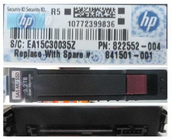 SSD диск HPE MSA 868650-004 3.2TB 2.5in SFF SAS-12G Mixed Use SSD, фото 