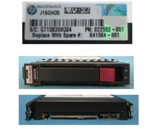 SSD диск HPE MSA MO000400JWFWN 400GB 2.5in SAS-12G Mixed Use SSD, фото 