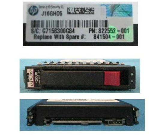 SSD диск HPE MSA 872373-001 400GB 2.5in SAS-12G Mixed Use SSD, фото 