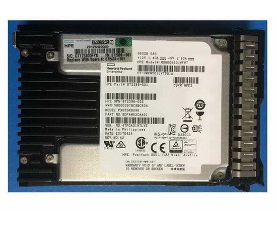 SSD диск HPE P06576-001 400GB 2.5in DS SAS-12G SC Mixed Use, фото 