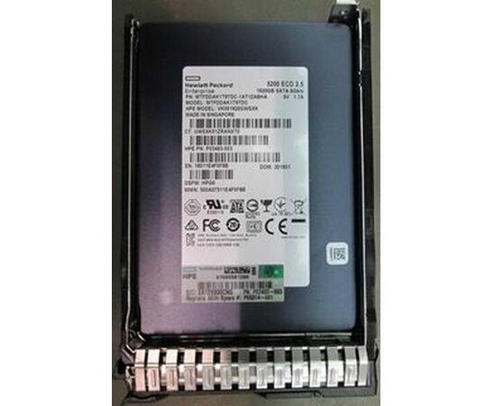 SSD диск HPE P04478-B21 1.92TB 2.5in DS SATA-6G SC Read Intensive, фото 