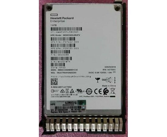 SSD диск HPE P09924-001 1.6TB 2.5in MLC DS SAS-12G SC Mixed Use, фото 