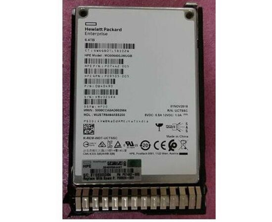 SSD диск HPE P09926-001 6.4TB 2.5in DS SAS-12G SC Mixed Use, фото 