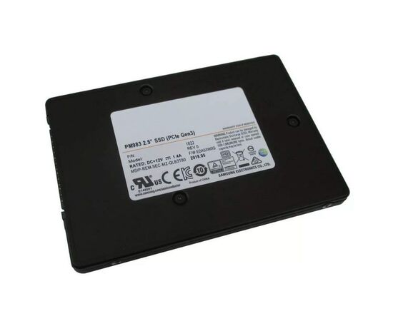 SSD диск для сервера Samsung PM983 3.84ТБ 2.5" U.2 NVMe PCIe 3.0 x4 TLC MZQLB3T8HALS-00007, фото 