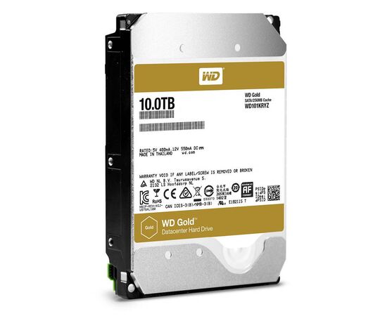 Жесткий диск для сервера WD 10ТБ SATA 3.5" 7200 об/мин, 6 Gb/s, WD101KRYZ, фото 