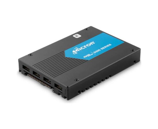 SSD диск для сервера Micron 9300 PRO 7.68ТБ 2.5" U.2 NVMe PCIe 3.0 x4 TLC MTFDHAL7T6TDP-1AT1ZABYY, фото 