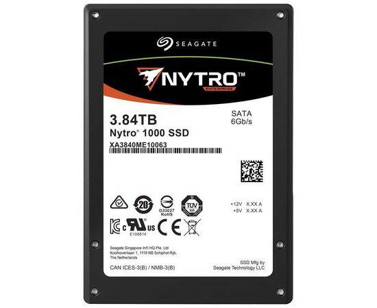 SSD диск для сервера Seagate Nytro 1351 3.84ТБ 2.5" SATA 6Gb/s TLC XA3840LE10063, фото 