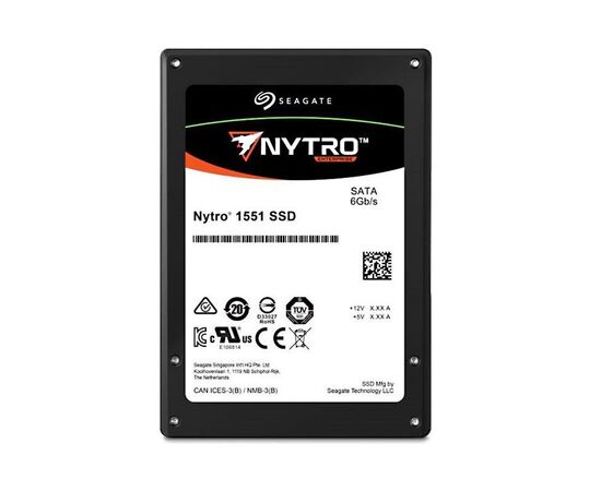 SSD диск для сервера Seagate Nytro 1551 480ГБ 2.5" SATA 6Gb/s TLC XA480ME10063, фото 