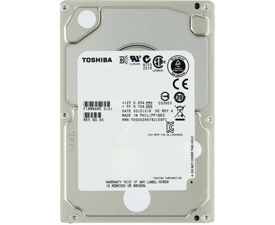 Жесткий диск для сервера Toshiba 1.2ТБ SAS 2.5" 10500 об/мин, 12 Gb/s, AL14SEB120N, фото 