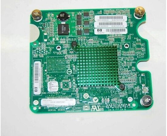 Контроллер HPE 456978-001 BLc Emulex LPE12005 Dual Port 8GB PCIe-2.0 X4 FC HBA, фото 