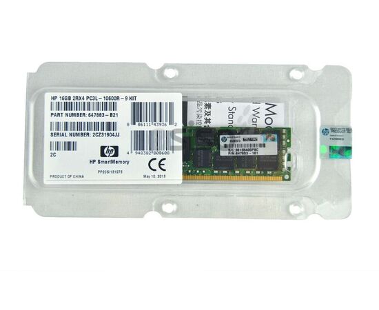 Модуль памяти для сервера HPE 16GB DDR3-1866 753707-B21, фото 