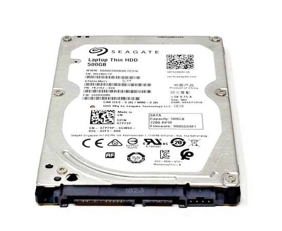 Жесткий диск для сервера Dell 500 ГБ SATA 2.5" 7200 об/мин, 6 Gb/s, C7F2G, фото 